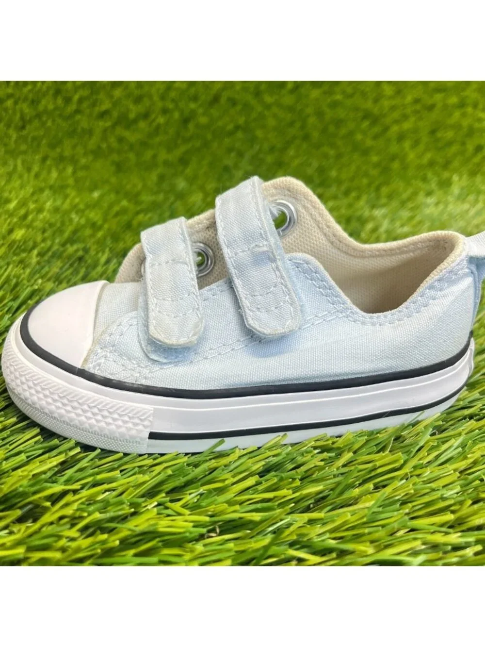 Converse Chuck Taylor All Star 2V Toddler Size 5C Blue Athletic Shoes Sneakers